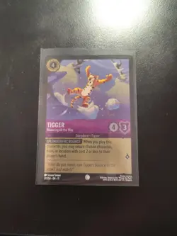 Disney Lorcana Winterspell Tigger Bouncing All the Way Epic 208/204 Foil - Image 1