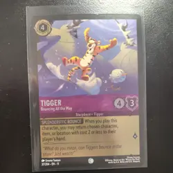 Disney Lorcana Winterspell Tigger Bouncing All the Way Epic 208/204 Foil - Image 2