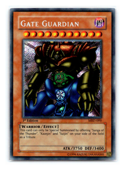 Gate Guardian - MRD-000 - Secret Rare - 1st Edition Yugioh MINT ORIGINAL - Image 1