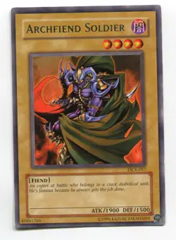 Yu-Gi-Oh! Archfiend Soldier Rare DCR-057 Soldat der Erzunterweltler - Image 1