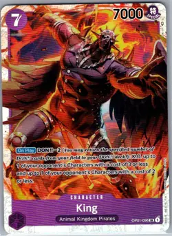 King OP01-096 SR Romance Dawn - One Piece Card - NM - Image 1