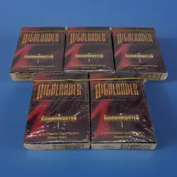 Highlander The Card Game 5 Sealed Decks NEW Swordmaster Game System - Image 1