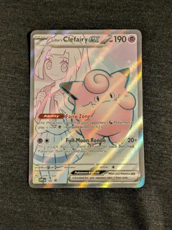 Lillie's Clefairy ex 195 Sv: Scarlet & Violet Promo Cards Holo NM - Image 1