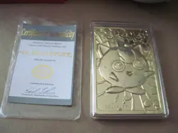 Pokemon Jigglypuff 23k Gold Plated Trading Card & Pokeball, Burger King Promo - Image 2