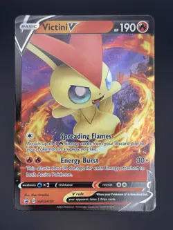 Victini V SWSH104 SWSH: Sword & Shield Promo Cards Holo - Image 1