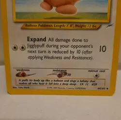 Pokemon Card - Jigglypuff Neo Destiny 44/105 Uncommon - Image 4