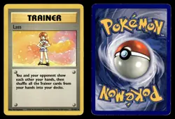 Lass 75/102 Rare Base Set Unlimited Pokemon Card - 8 - Image 1