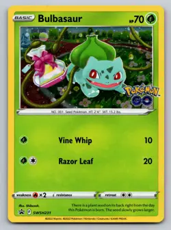 Bulbasaur Holo Promo SWSH: Sword & Shield Promo Cards SWSH231 NM - Image 1
