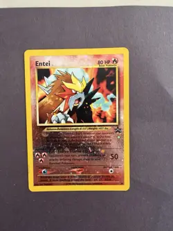 Entei Pokemon Promo Reverse Holo 34/53 80 HP Basic Promo Card - Image 1