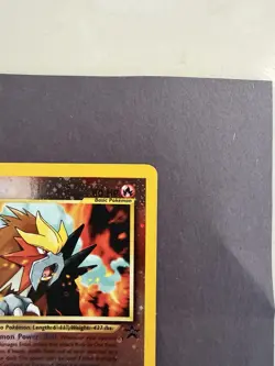 Entei Pokemon Promo Reverse Holo 34/53 80 HP Basic Promo Card - Image 4