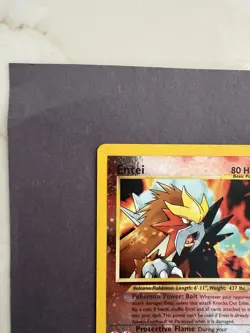Entei Pokemon Promo Reverse Holo 34/53 80 HP Basic Promo Card - Image 5
