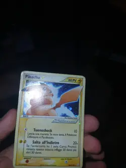 Pikachu Gold Star ita 104/110 EX Holon Phantoms 2006 Ultra rare pokemon card - Image 3
