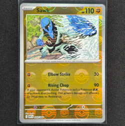 Sawk - 049/086 - Pokeball Holo - White Flare - Pokemon Card - VLP - Image 1