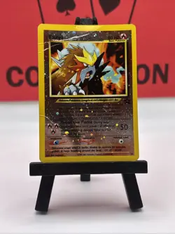 Entei 34 Black Star Promos Cosmos Reverse Holo Swirl WoTC Pokemon Card - Image 2