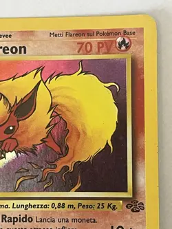 Flareon 3/64 Jungle Set Rare Holo Vintage Pokemon TCG Card HP Italian - Image 2