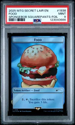 2025 MTG SECRET LAIR DROP #1938 FOOD PSA 9 - Image 1