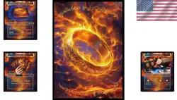 The Ring Art MTG Card Sleeves - 100 Pcs HD Clear & Matte Textured Design - Image 2