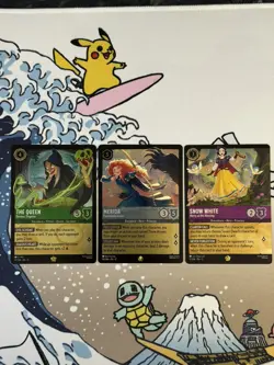 Disney Lorcana Wilds Unknown 3x legendary foil Card Bundle Pack Fresh - Image 1