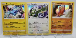 Thundurus Tornadus Landorus Holo Set Pokemon Card Black & White - Image 1