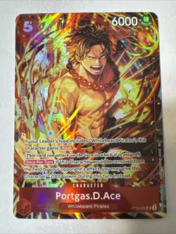 Portgas.D.Ace (Illustration Box Vol.5) SR One Piece Promotion Cards ST15-005 NM - Image 1