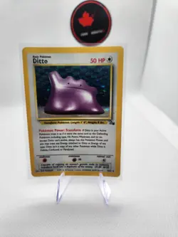 Ditto - 3/62 - Pokemon Fossil Unlimited Holo Rare Card WOTC NM - Image 1