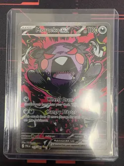 Morpeko EX Sir 117 Pack Fresh and Sleeved Mint Condition Pokemon TCG Card - Image 3