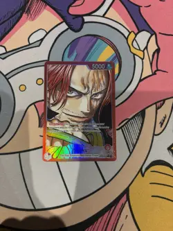 One Piece Card Game Shanks Leader Alt Art OP09-001 English - Image 1