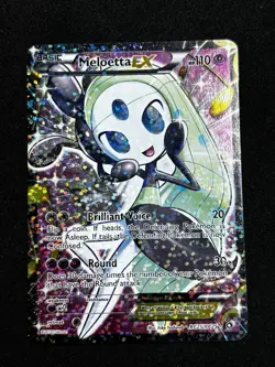 Pokemon TCG Meloetta EX Full Art Holo Card RC25/RC25 English - Image 1