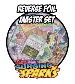 POKEMON x165 SURGING SPARKS COMPLETE REVERSE HOLO CARD SET - Image 1