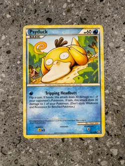 Pokemon TCG Cards Psyduck 74/102 HGSS Triumphant NM - Image 1