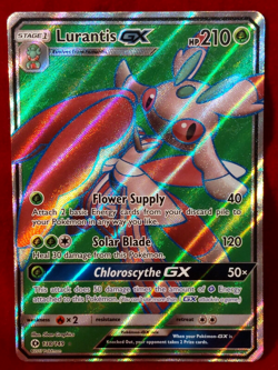 LURANTIS GX Full Art Holo Ultra Rare POKEMON 2017 Sun & Moon TCG Card# 138/149 - Image 1