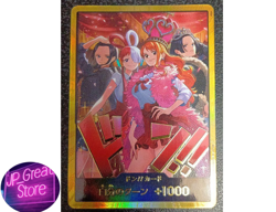 DON !! Card Gold Nami Robin Hancock Uta Heroines Edition ONE PIECE Card Japanese - Image 1