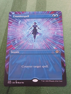 Borderless Counterspell Modern Horizons 2 MTG NM Rare extended art - Image 1