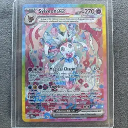 Pokemon TCG Prismatic Evolutions Sylveon EX Card 156/131 Sir Mint Condition - Image 1