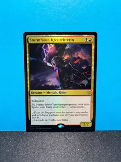 FOIL Sturmfaust-Kreuzritterin / Stormfist Crusader - MTG Magic - Image 1