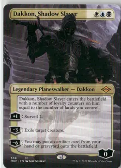 Dakkon, Shadow Slayer (Borderless) | | Modern Horizons 2 | 304 | NM | MTG - Image 1