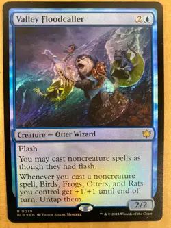 MTG 1x FOIL Valley Floodcaller # 79 Bloomburrow Magic the Gathering Card x1 NM - Image 1