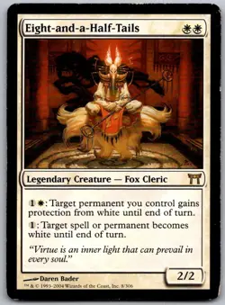 Eight-and-a-Half-Tails 8 Rare Champions of Kamigawa Magic: The Gathering LP - Image 1