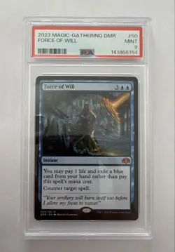 Magic the Gathering Force of Will Dominaria Remastered Regular PSA 9 - Image 1