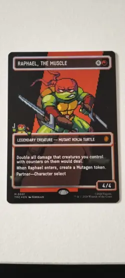 Raphael, the muscle. Boarderless, Surge Holo foil. - Image 1