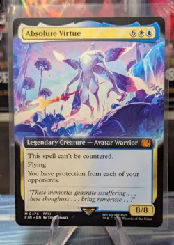 WOTC Universes Beyond: FINAL FANTASY Absolute Virtue 476 (Extended Art) (MR) NM - Image 1