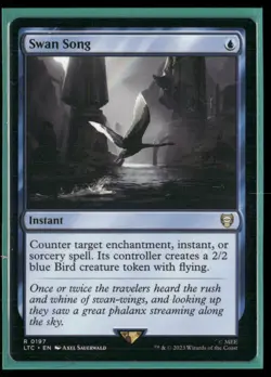 SWAN SONG 197 COMMANDER: THE LORD OF THE RINGS: MAGIC: THE GATHERING NM/M - Image 1