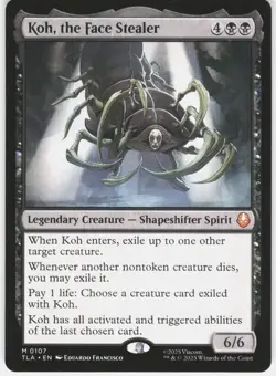 Koh, the Face Stealer 107 Avatar: The Last Airbender Magic The Gathering Foil NM - Image 1