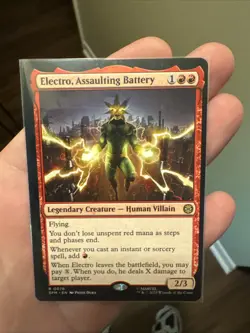 Wizards of the Coast MTG Spider-Man Electro, Assaulting Battery 0076 - Image 1