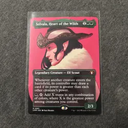 Selvala, Heart of the Wilds (Borderless) Commander Masters Regular - Image 1
