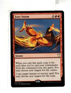 MTG SkeenAB Fury Storm from Commander 2018. NM. - Image 1