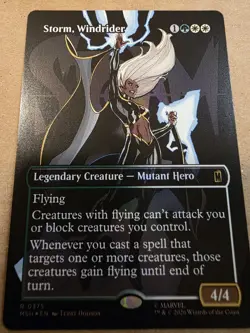 Storm, Windrider - Foil (Borderless) Marvel Super Heroes - Mtg - Image 1