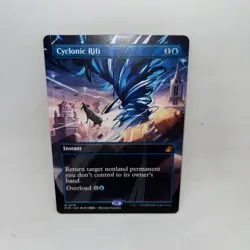Cyclonic Rift (Anime Borderless) 419 Ravnica Remastered Magic: The Gathering LP - Image 1