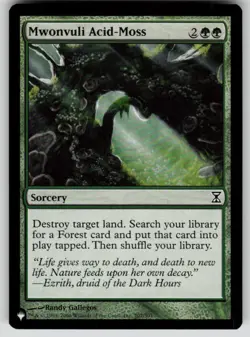 Mwonvuli Acid-Moss Common The List Reprints 207/301 MTG Near Mint 2020 - Image 1