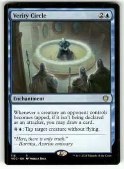 Verity Circle 116 Rare Commander: Innistrad: Crimson Vow Magic: The Gathering NM - Image 1